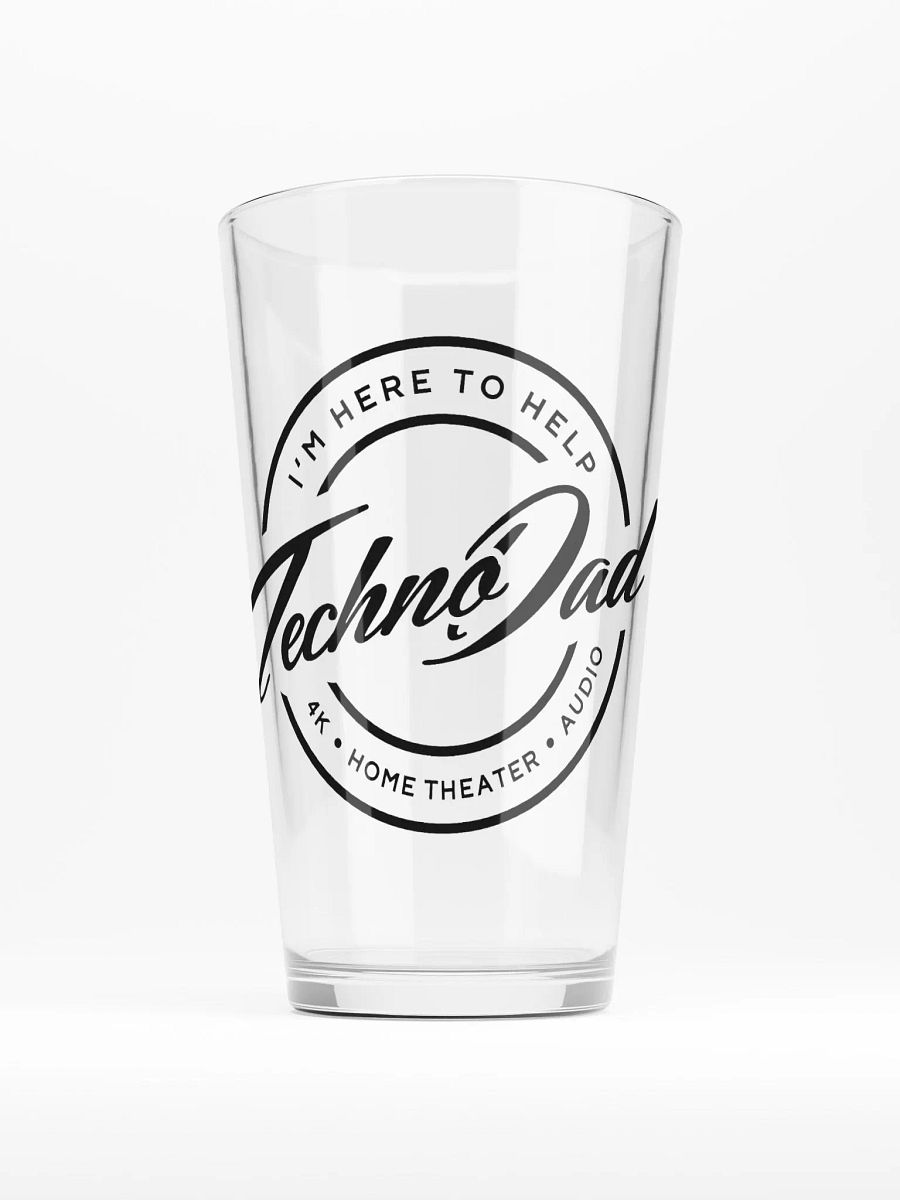 Techno Dad Pint Glass product image (1)