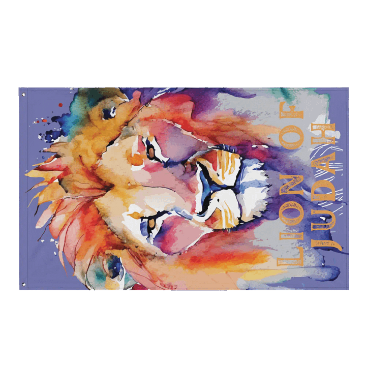 Seven Spirits of God- Lion of Judah Flag product image (1)