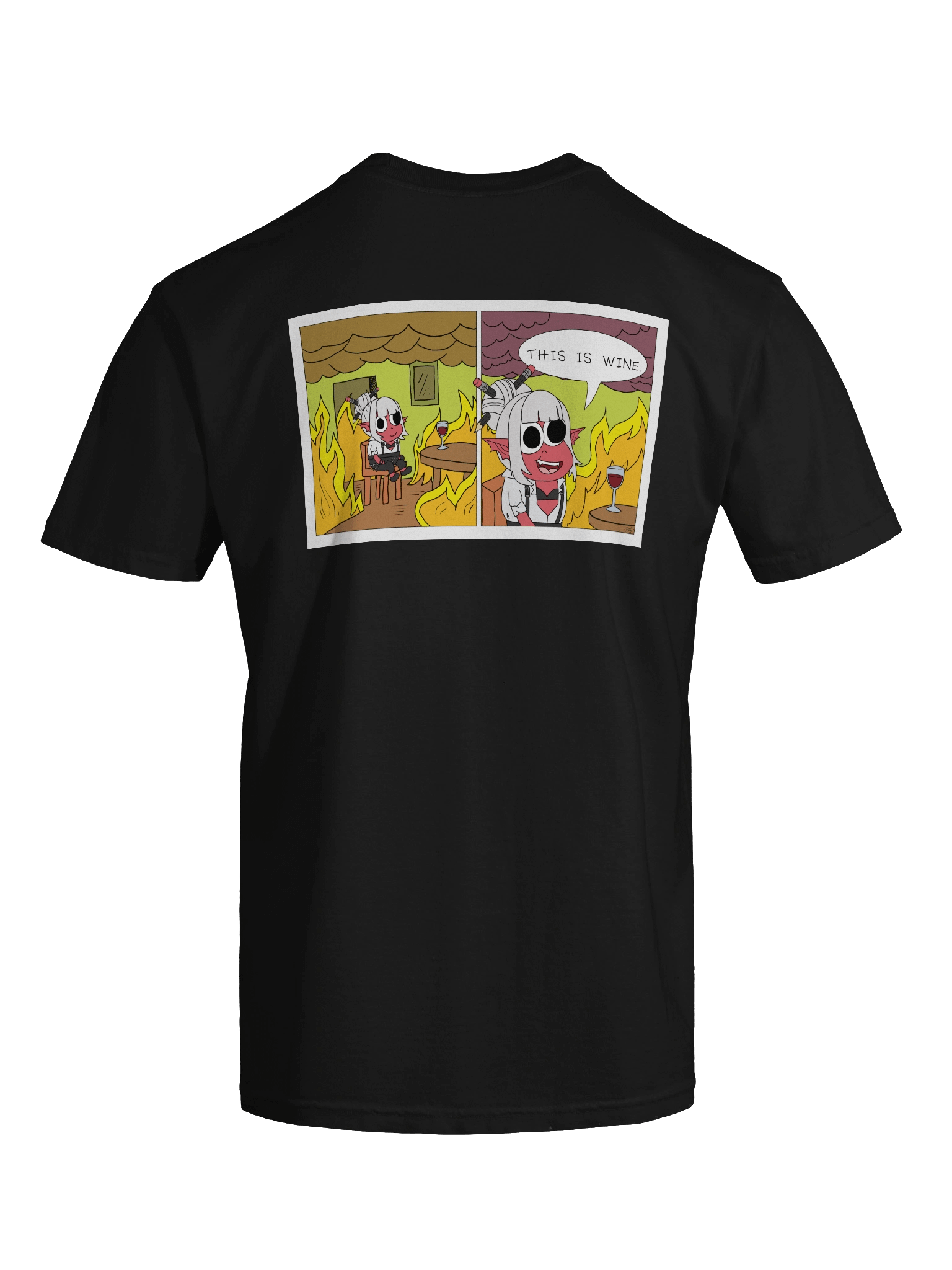 [Meme] This is Wine Tee (Back Graphic) product image (9)