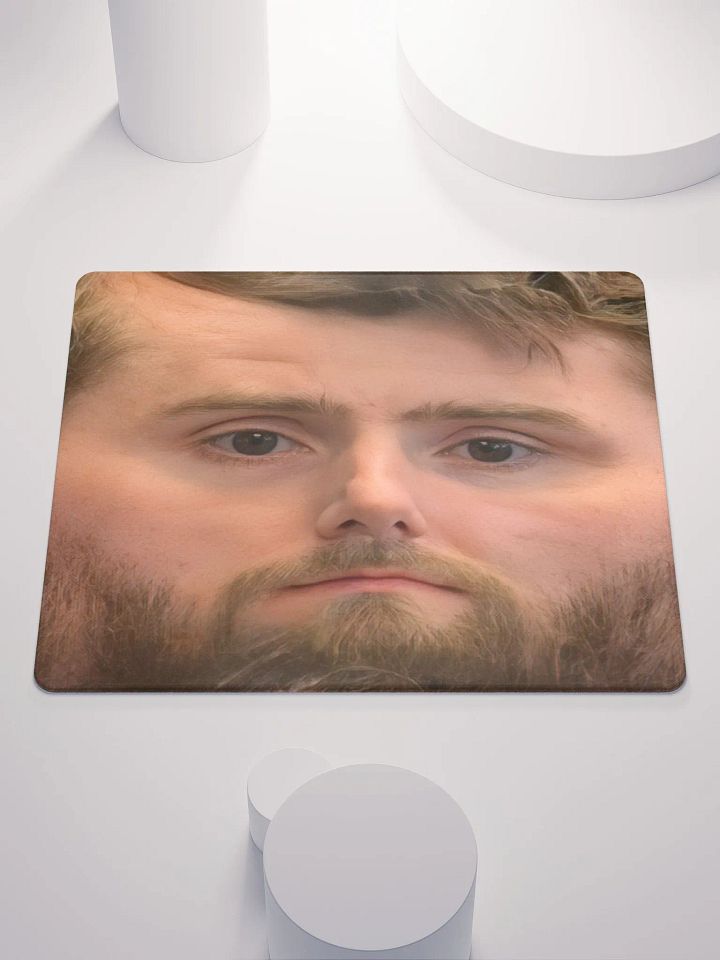 Squished Linus head gaming mousepad product image (1)