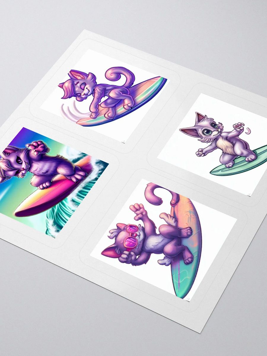 "Surfing Samantha" Vinyl Stickers Set product image (1)
