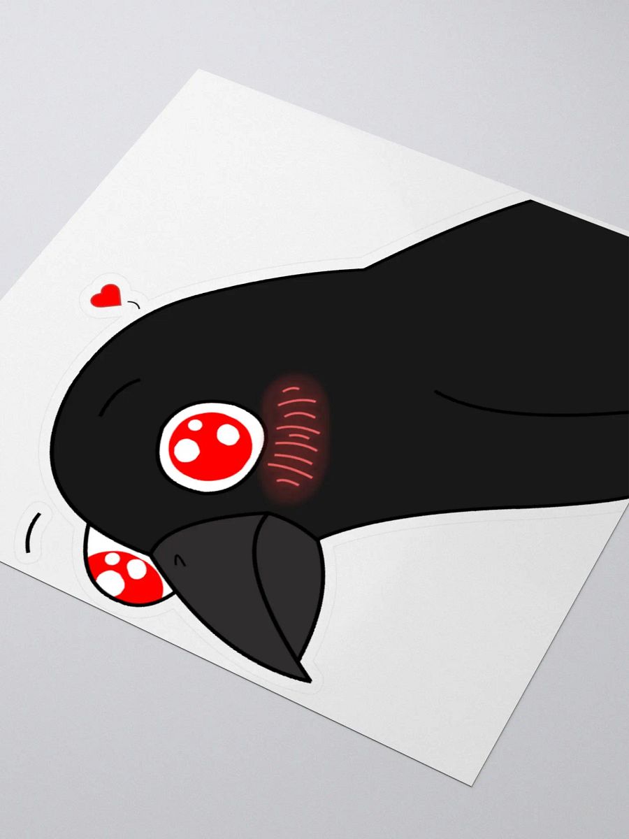kawaii crow sticker product image (3)
