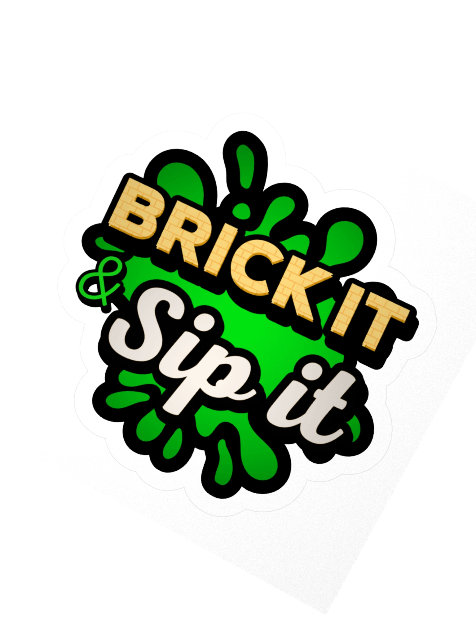 Brick It & Sip It Sticker product image (2)