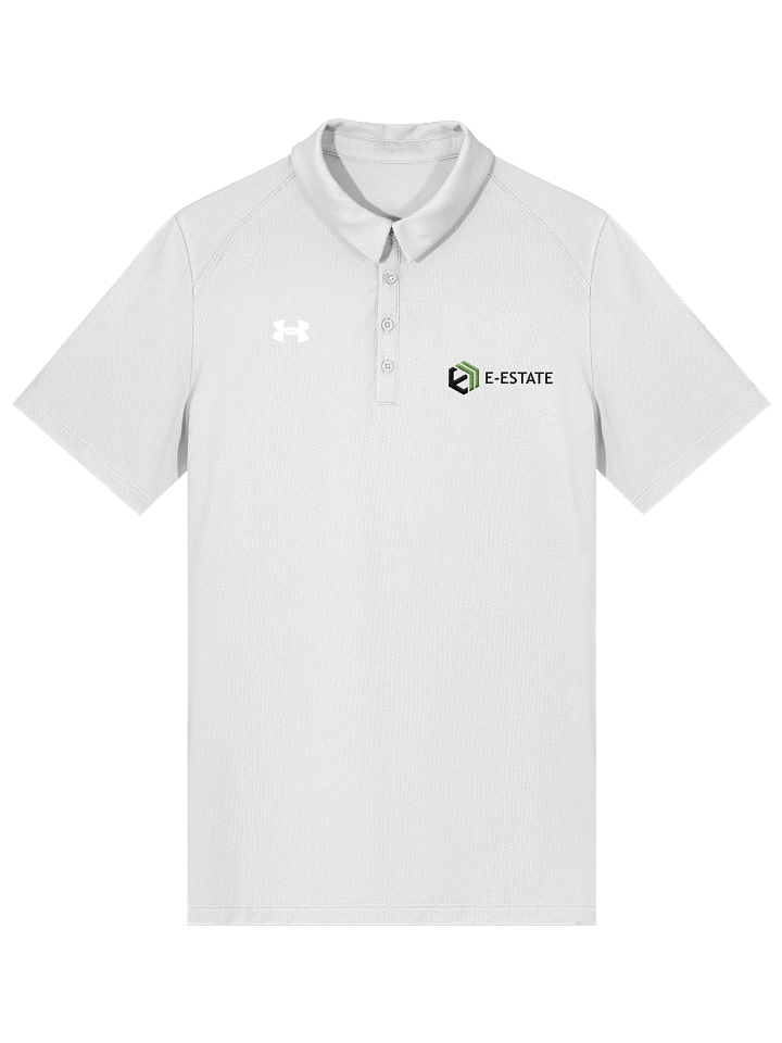 E-Estate Under Armour Signature Polo (Unisex · White) product image (1)