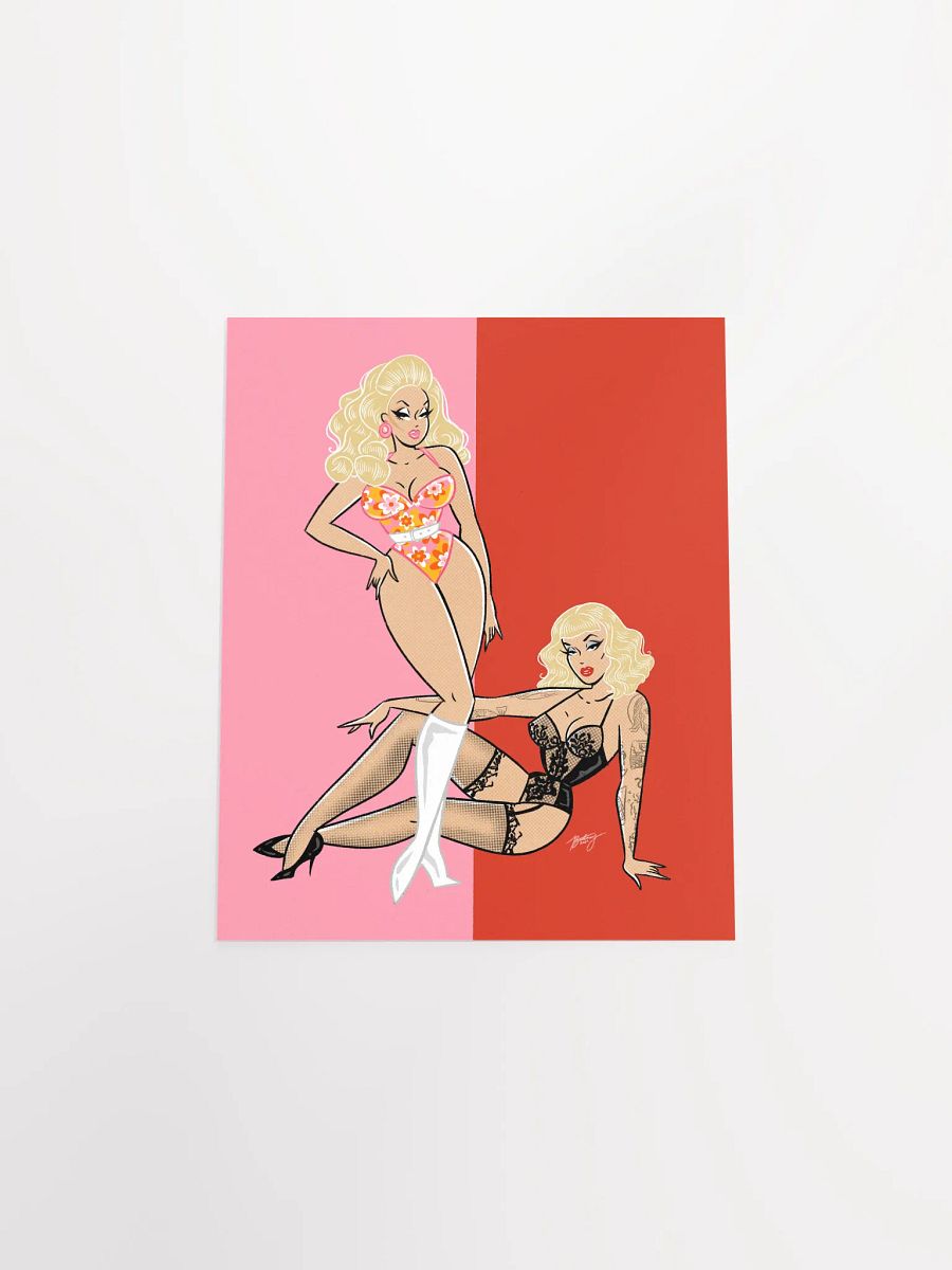 Trixie and Katya art print product image (4)