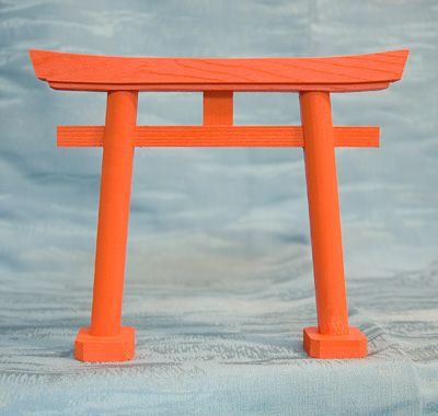 Japan Shinto Shrine Gate - Small Wood Inari Torii Tori product image (6)