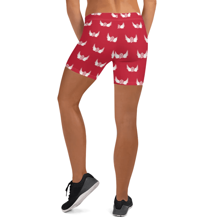 System Women Shorts Red & White product image (7)