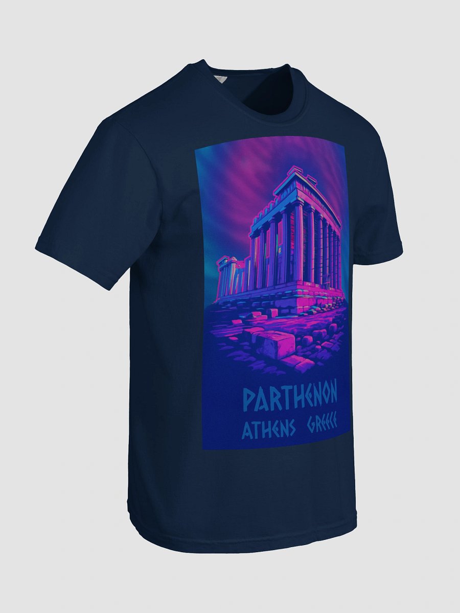 Neon Chill Wave Parthenon Athens T-Shirt product image (101)