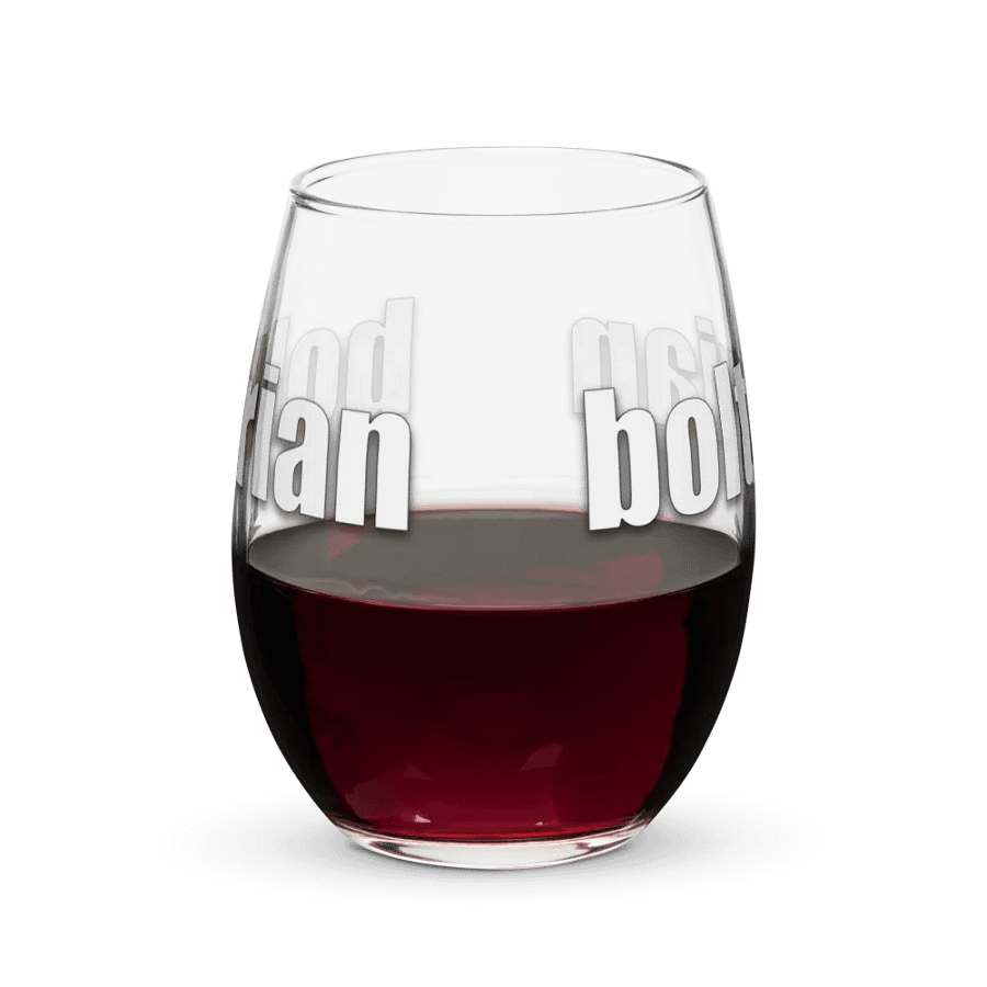 bolt stemless wine glass product image (4)