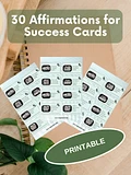 30 Affirmations for Success Cards product image (1)