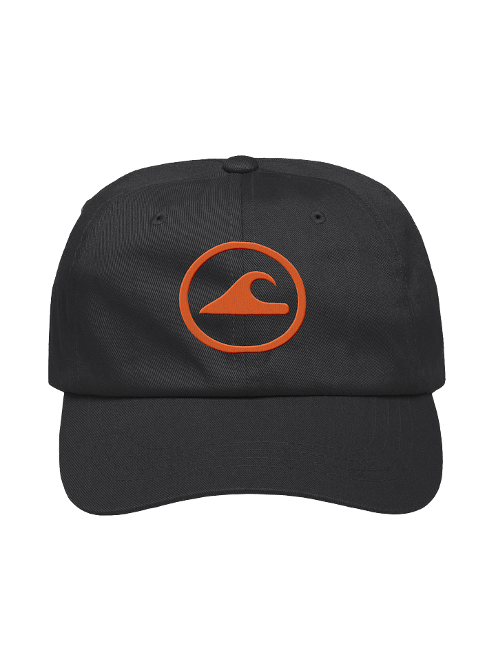 Embroidered Wave Rider Dad Hat (Citrus) product image (1)
