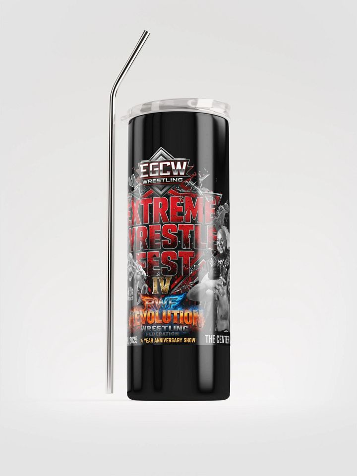 Extreme Wrestle Fest IV Stainless Steel Tumbler product image (1)