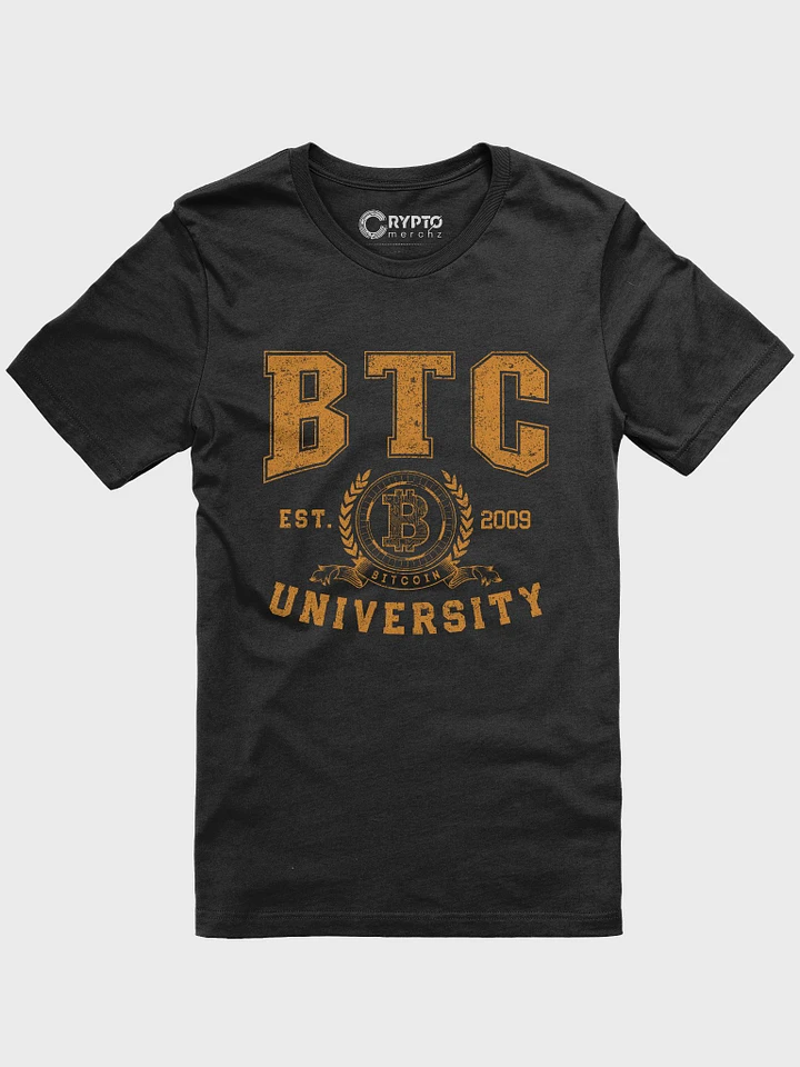 Bitcoin BTC University College Crypto Currency Blockchain T-Shirt product image (5)