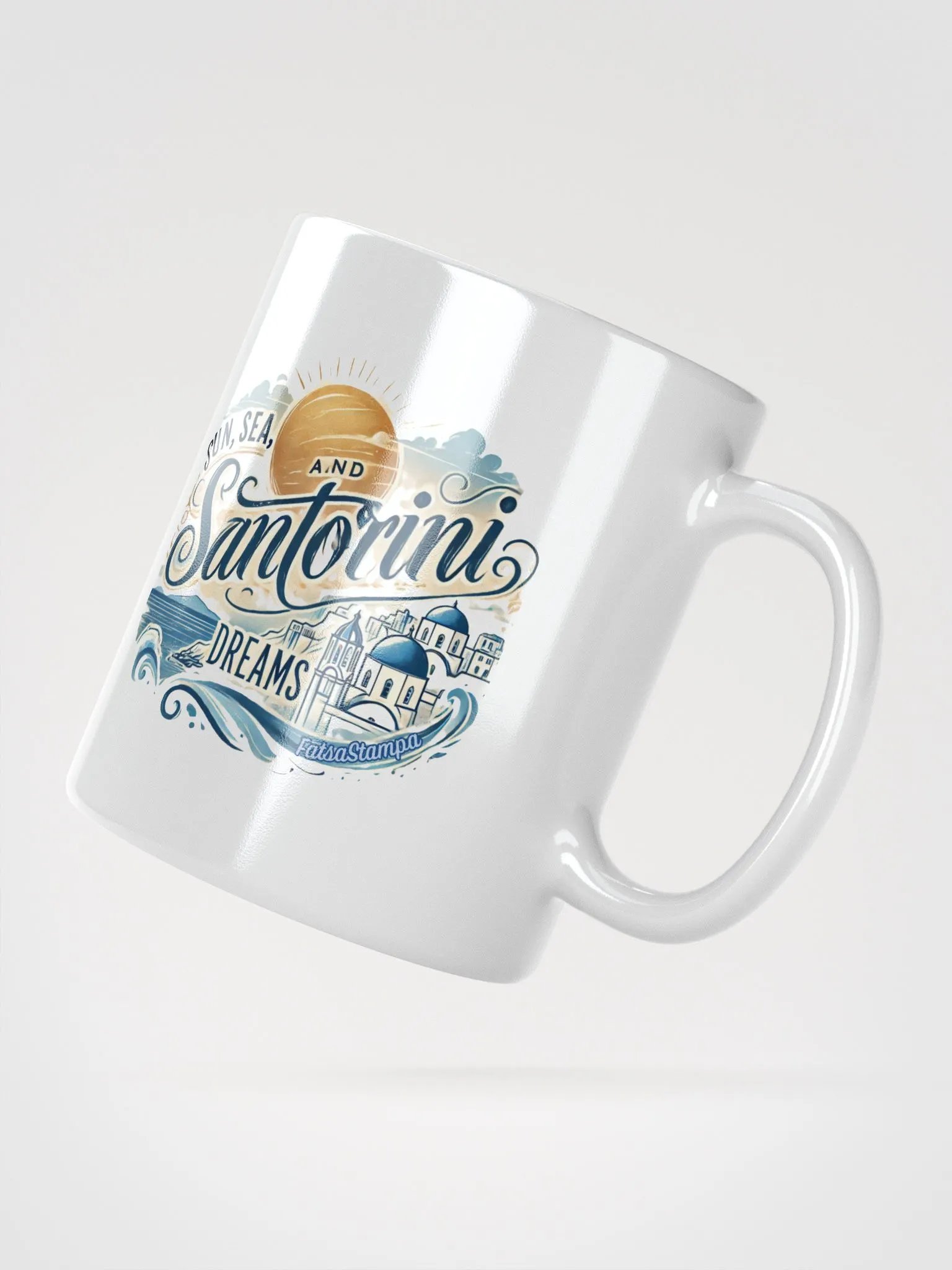 Santorini Dreams custom Mug product image (2)