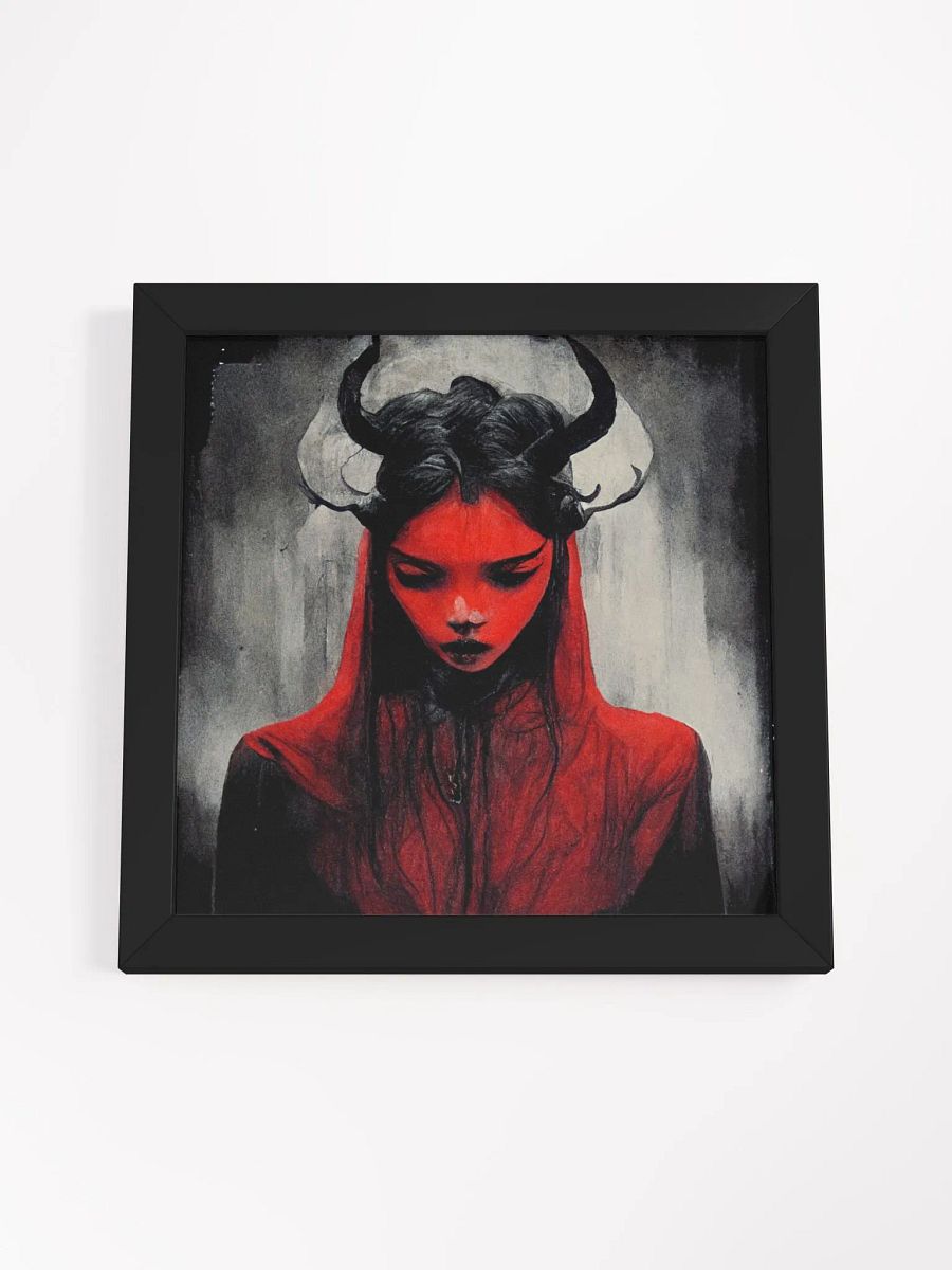 Situational Depression, Vibrant Ayous Wood Framed Matte Poster product image (19)