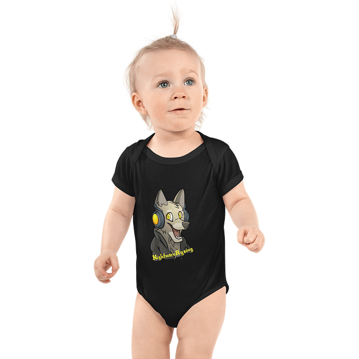 NightmareRyzing Wolf Baby Bodysuit product image (1)