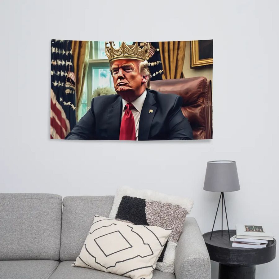 The King is the King Flag product image (8)