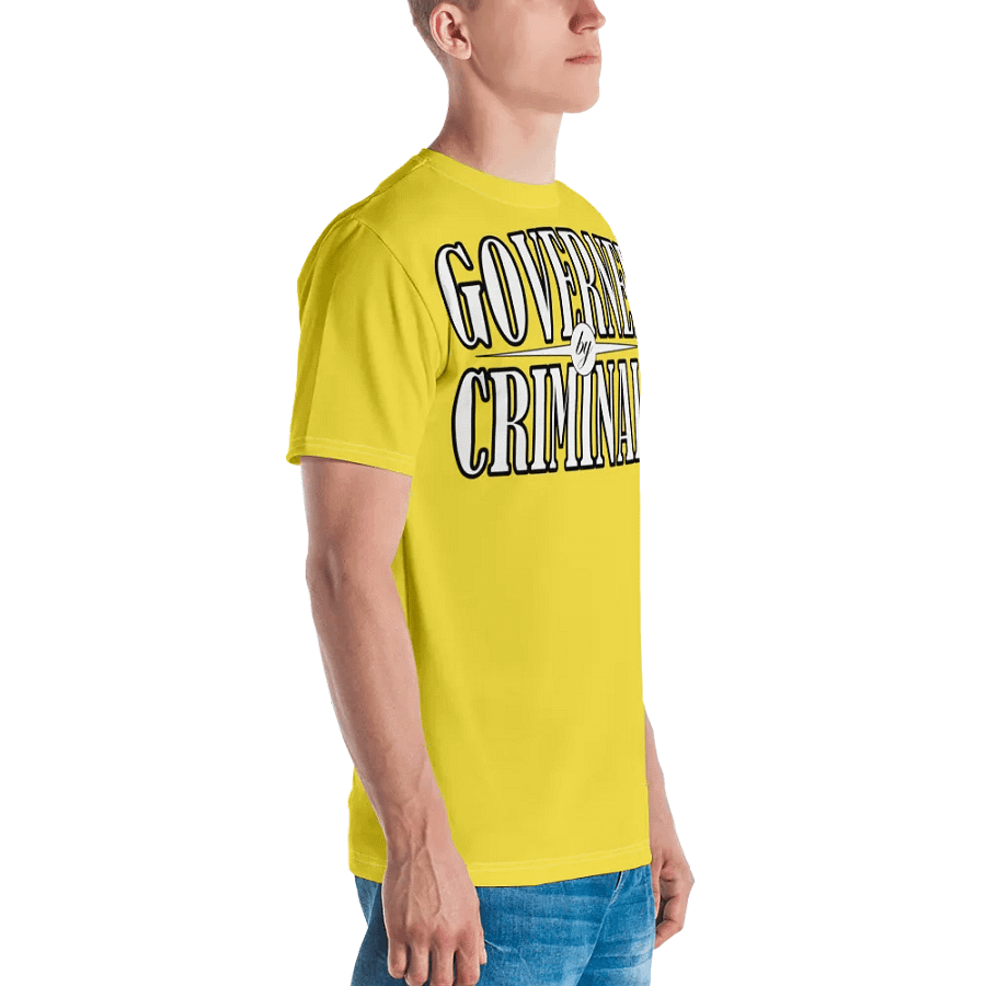 Governed By Criminals - UK - Yellow - Crew Neck T-Shirt product image (3)