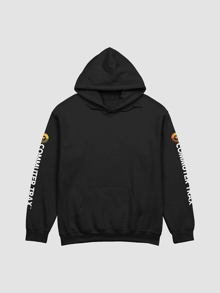 Abstract Square Hoodie with Commuter Trax Logo Sleeves product image (1)