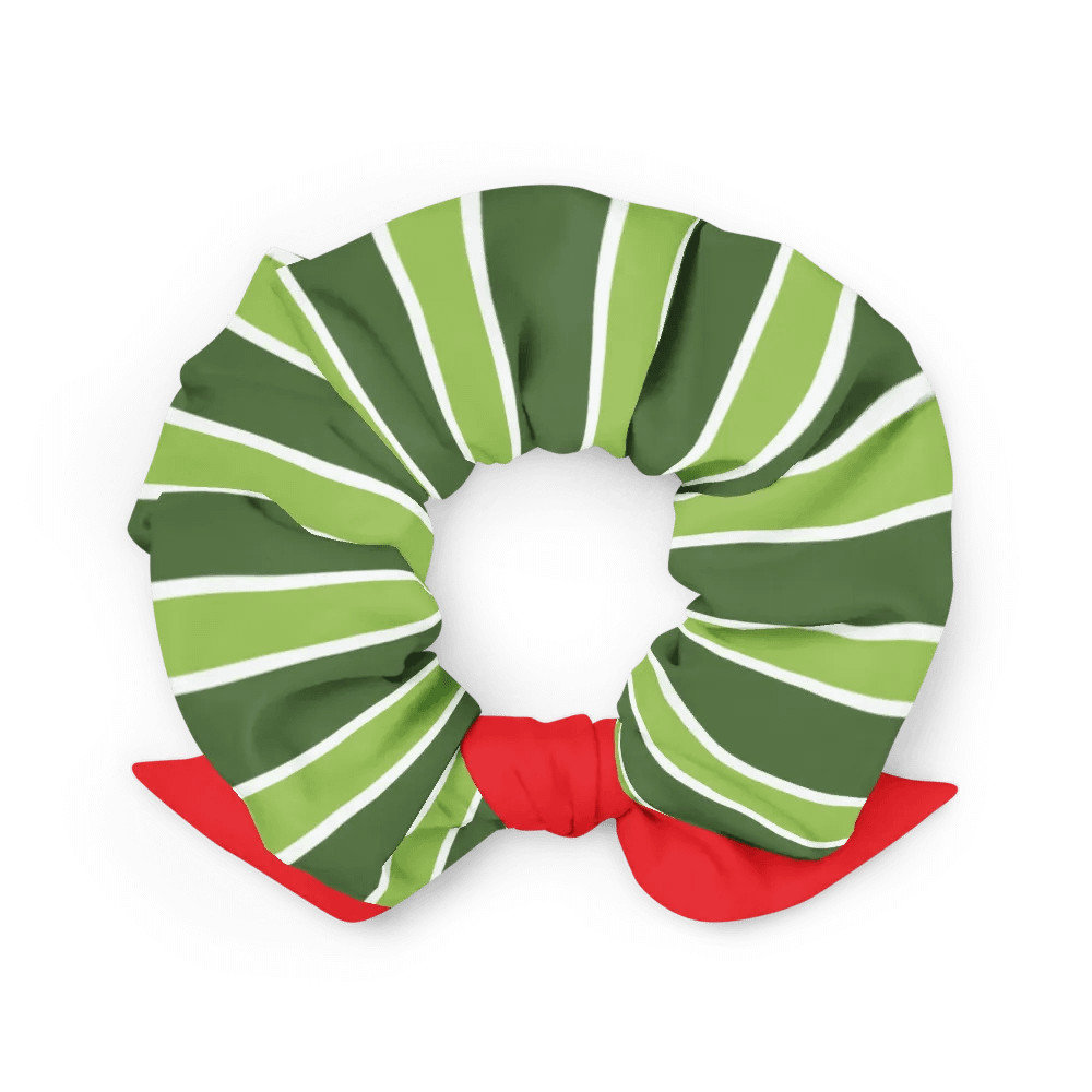 Green Rhythm All-Over Print Scrunchie product image (2)