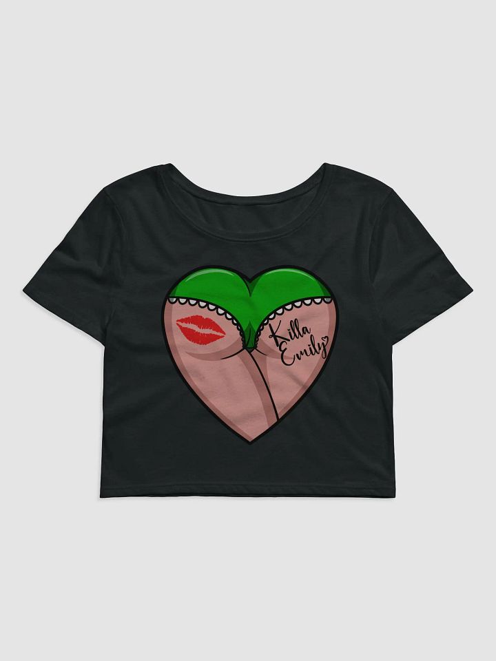 GREEN KILLA EMMY HEART BUTT CROP TOP product image (1)