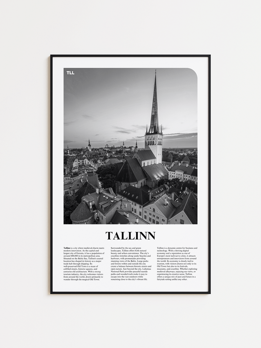 Tallinn 02 Newspaper Poster product image (1)