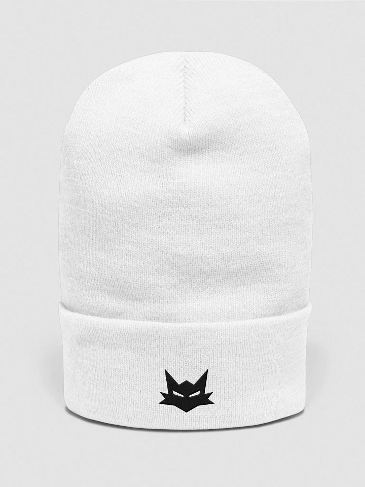 Bonnet à Revers Blanc - Logo Renard, Taille Unique product image (1)