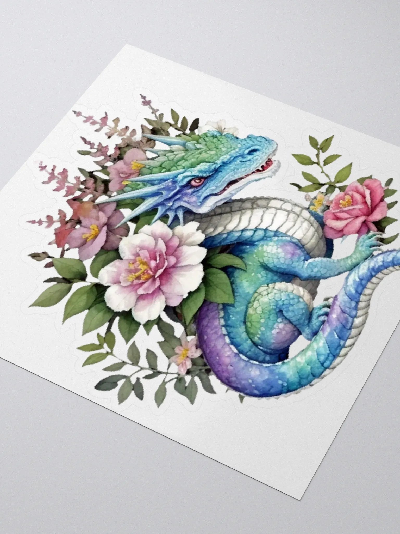 Whimsical Dragon Garden Stickers product image (8)