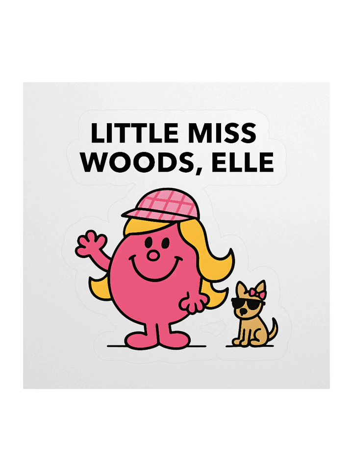 Little Miss Elle Woods Stickers – Kiss-Cut Broadway Meme Vinyl Decals product image (1)