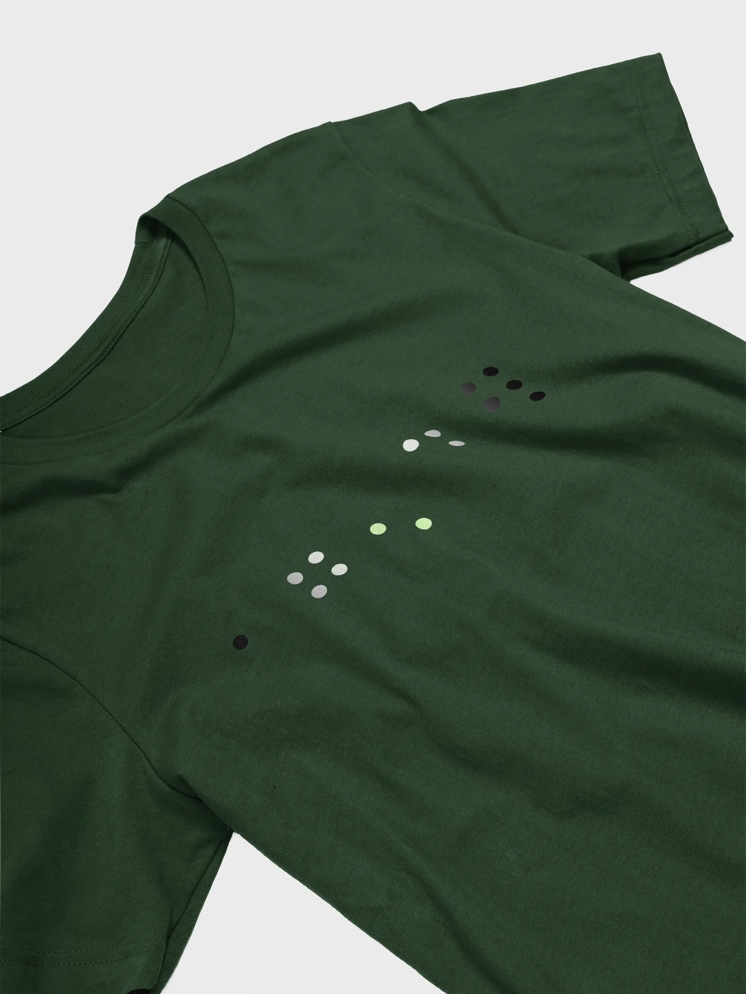 agender contracted braille t-shirt product image (3)