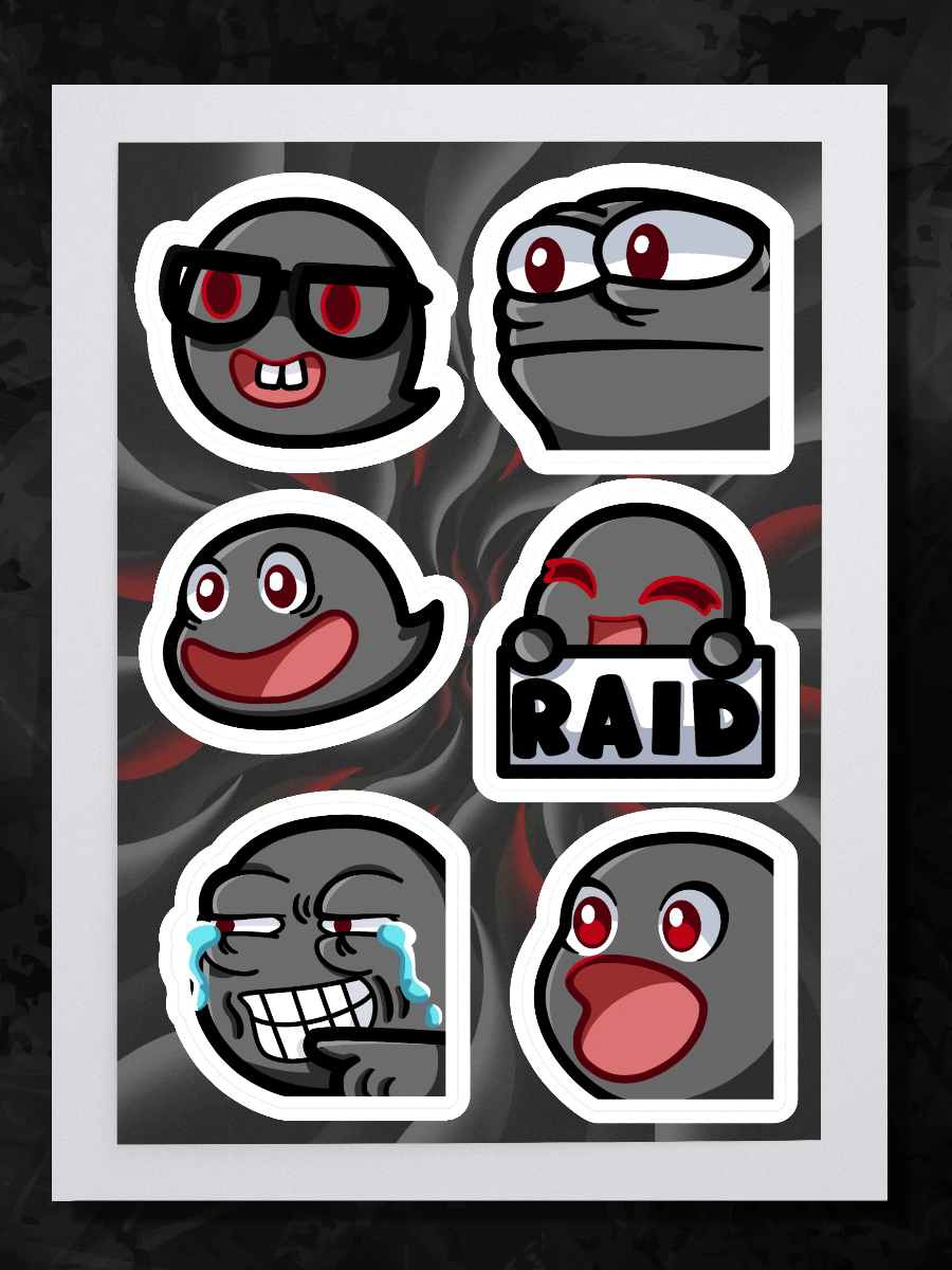 Emote Sticker Sheet 7 product image (4)