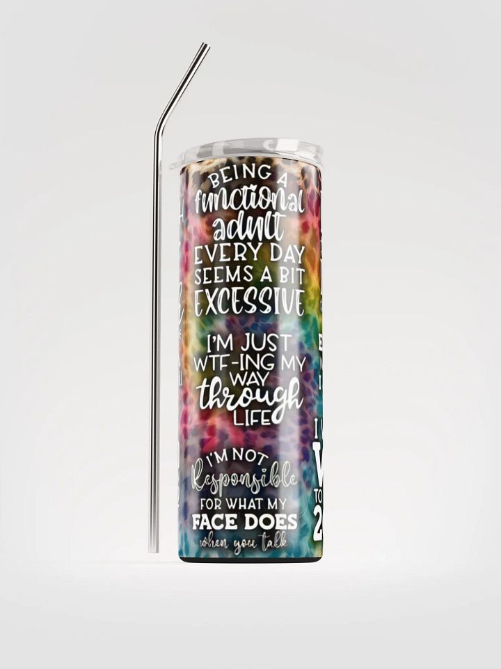 Sarcastic Quotes Stainless Steel Tumbler product image (1)