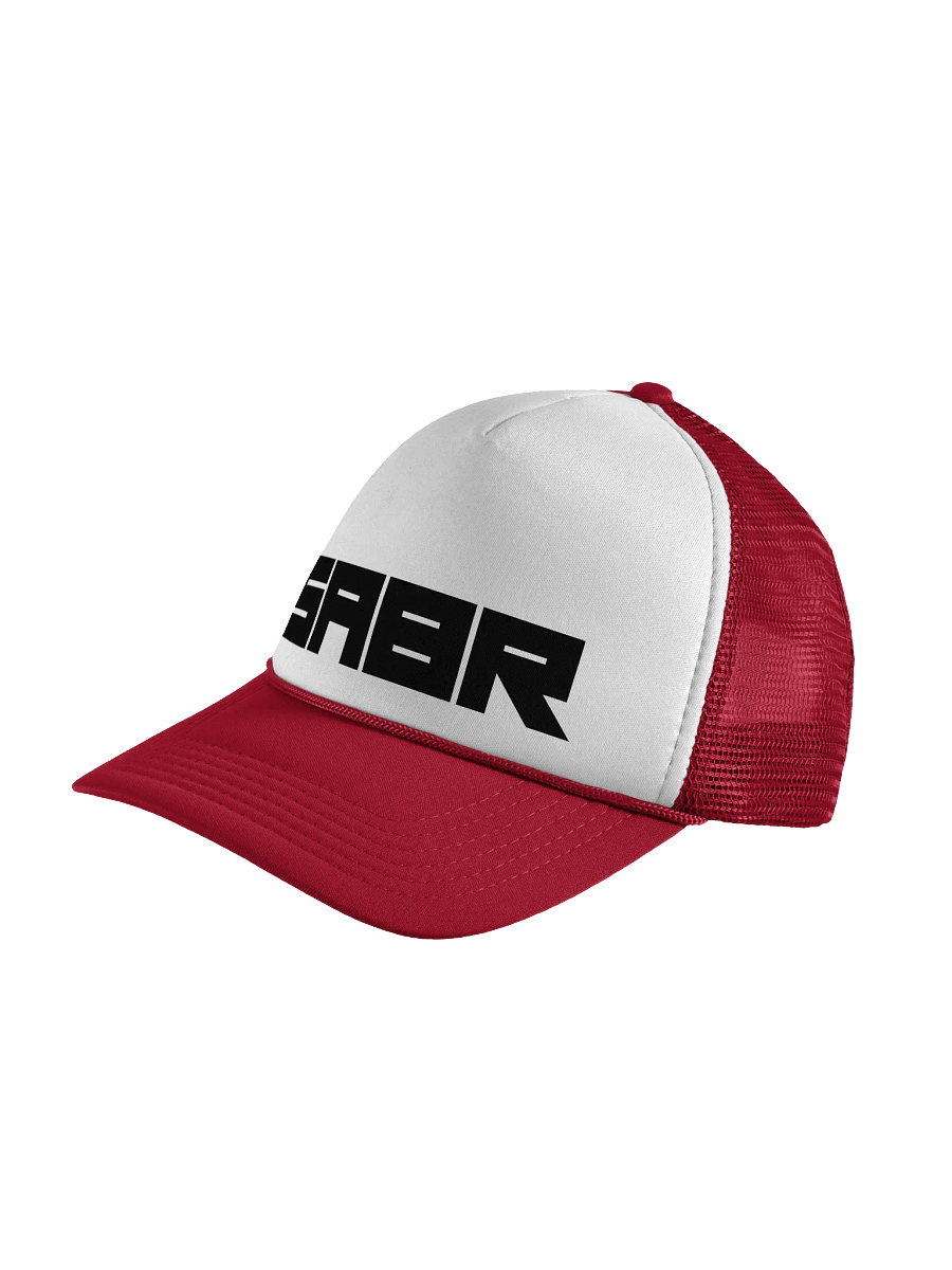 SABR Black Logo Unisex Trucker Hat product image (7)