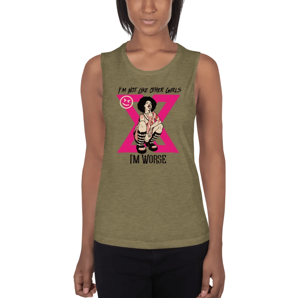 Im Not Like Other Girls Womens Tank-Afro Anne product image (9)