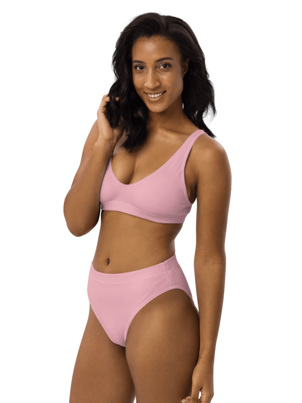 Plain Color Pink Bikini Set product image (4)