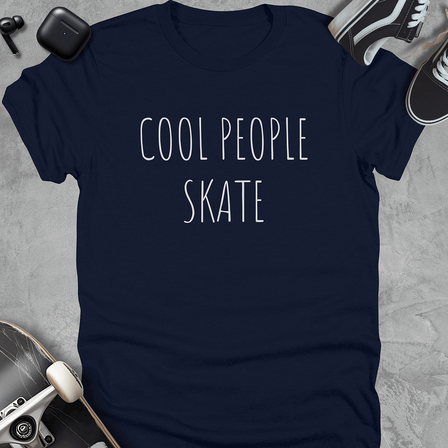 Cool people skate, Skateboarding t-shirt, Unisex product image (3)