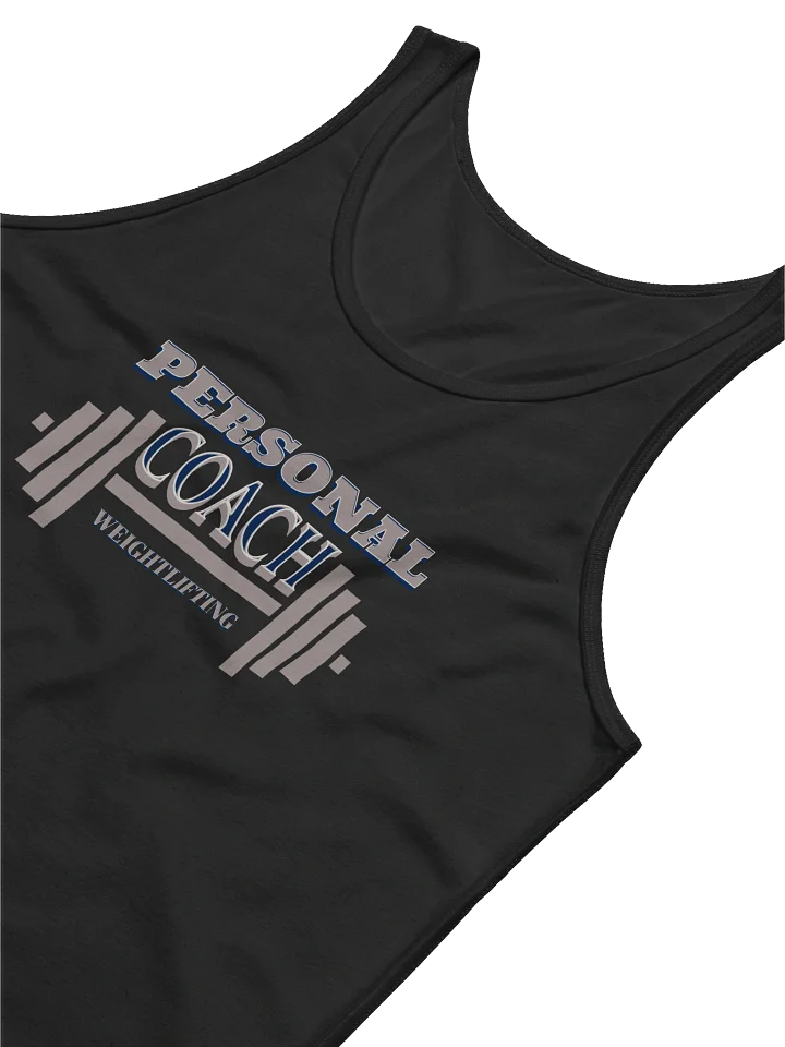 Personal Weightlifting Coach Jersey Tank Top for Men – Premium Gym Wear product image (2)