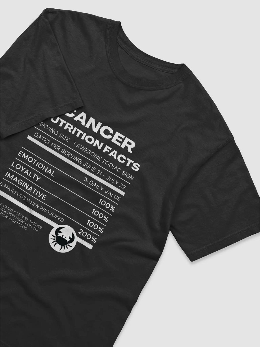 Cancer Nutrition Facts T-Shirt product image (4)