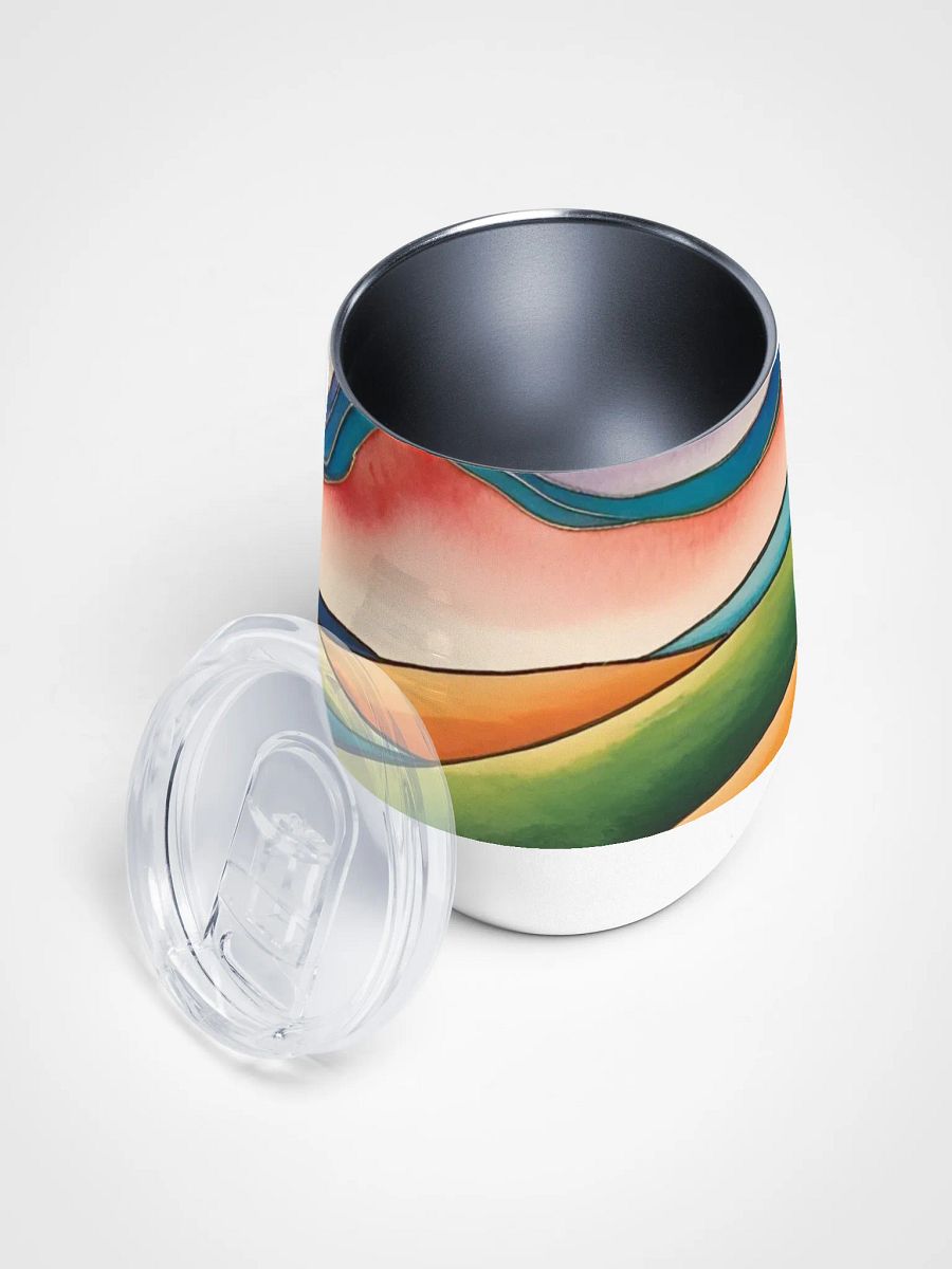 Serenity Wave Wine Tumbler goft for arty moms dads friends family product image (3)