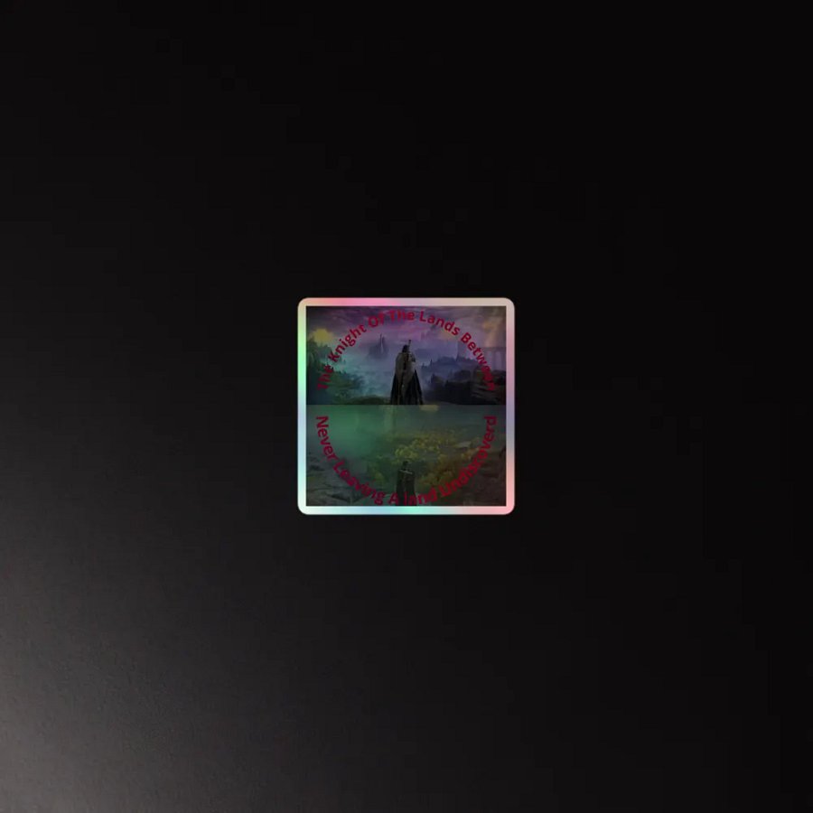 Lands Between Adventure Holographic Sticker Sheet product image (4)