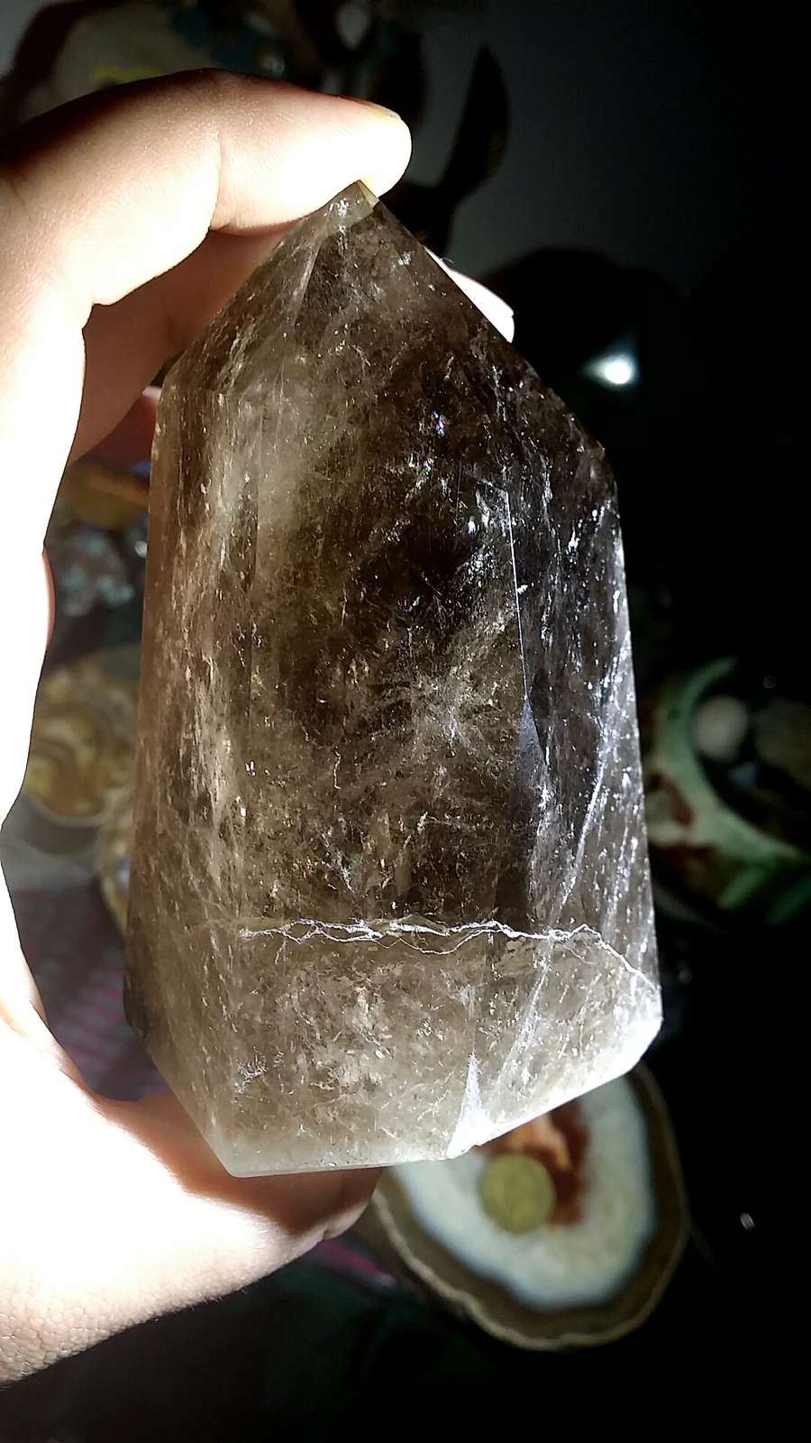 482g Smokey Quartz Tower product image (4)