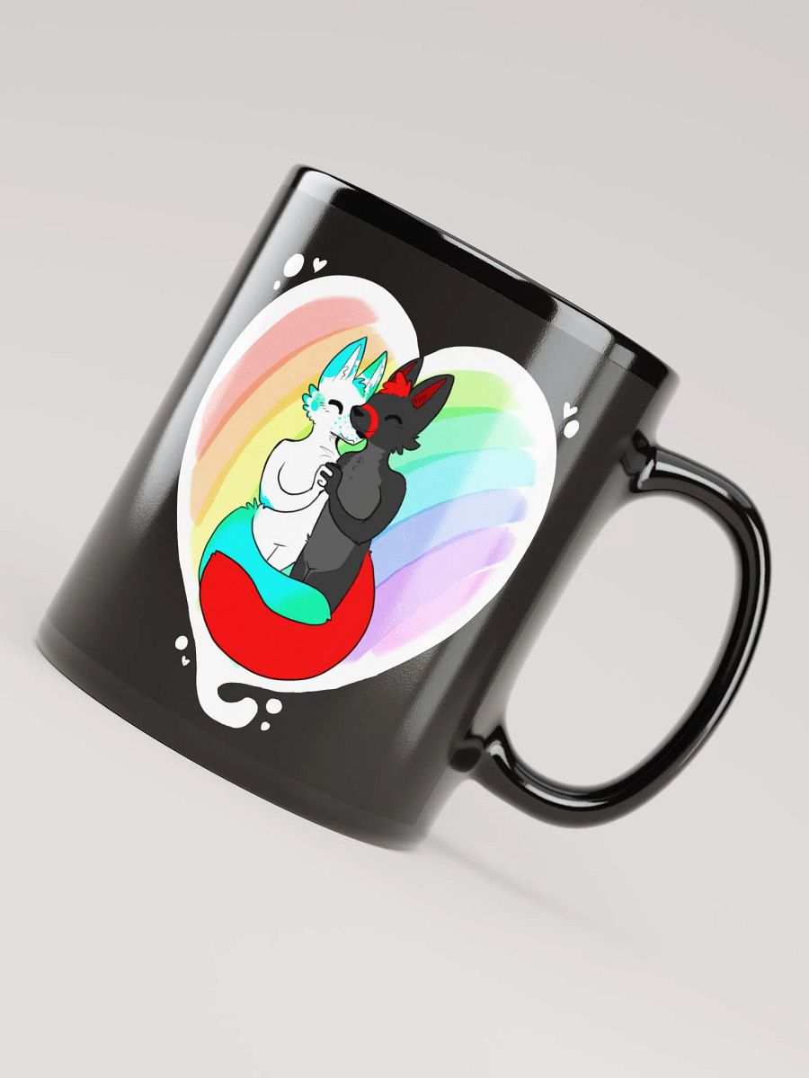 Fisk x Fury Pride Black Glossy Mug product image (7)