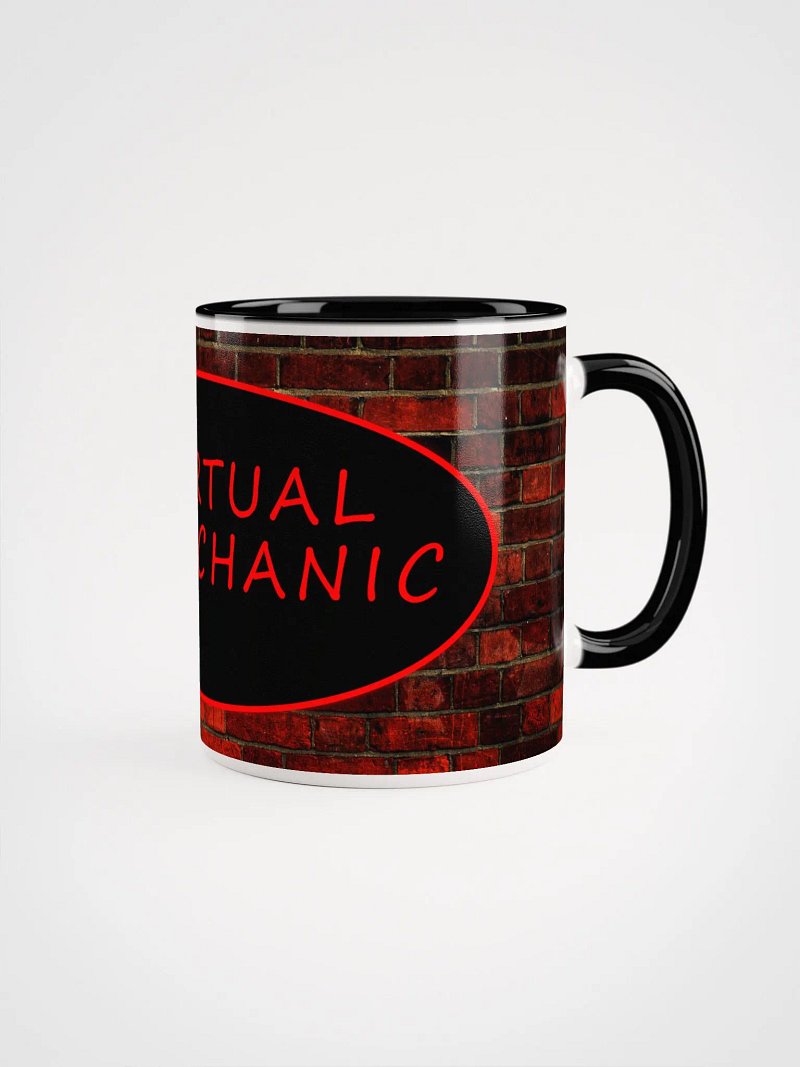 Brick Wall Neon Mechanic Mug