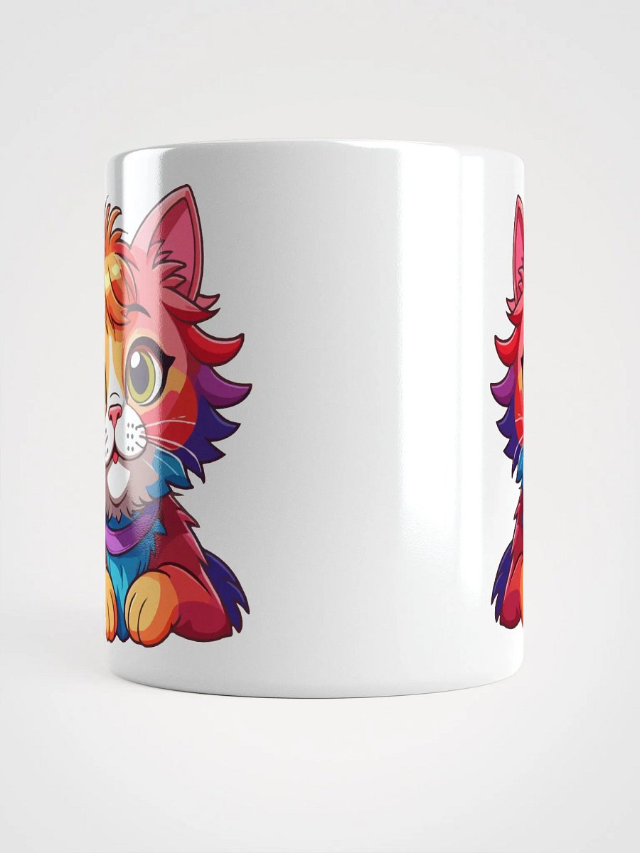 Cute Rainbow Color Cat 4 , Mug product image (9)