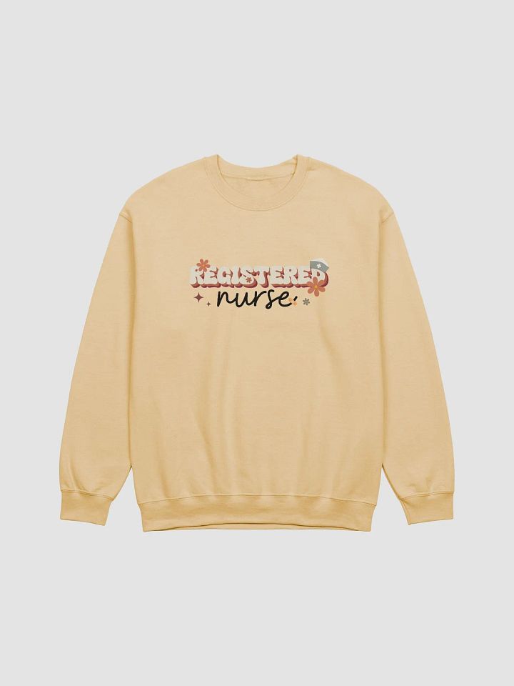 Registered Nurse Retro Sweatshirt - Light Colors product image (2)