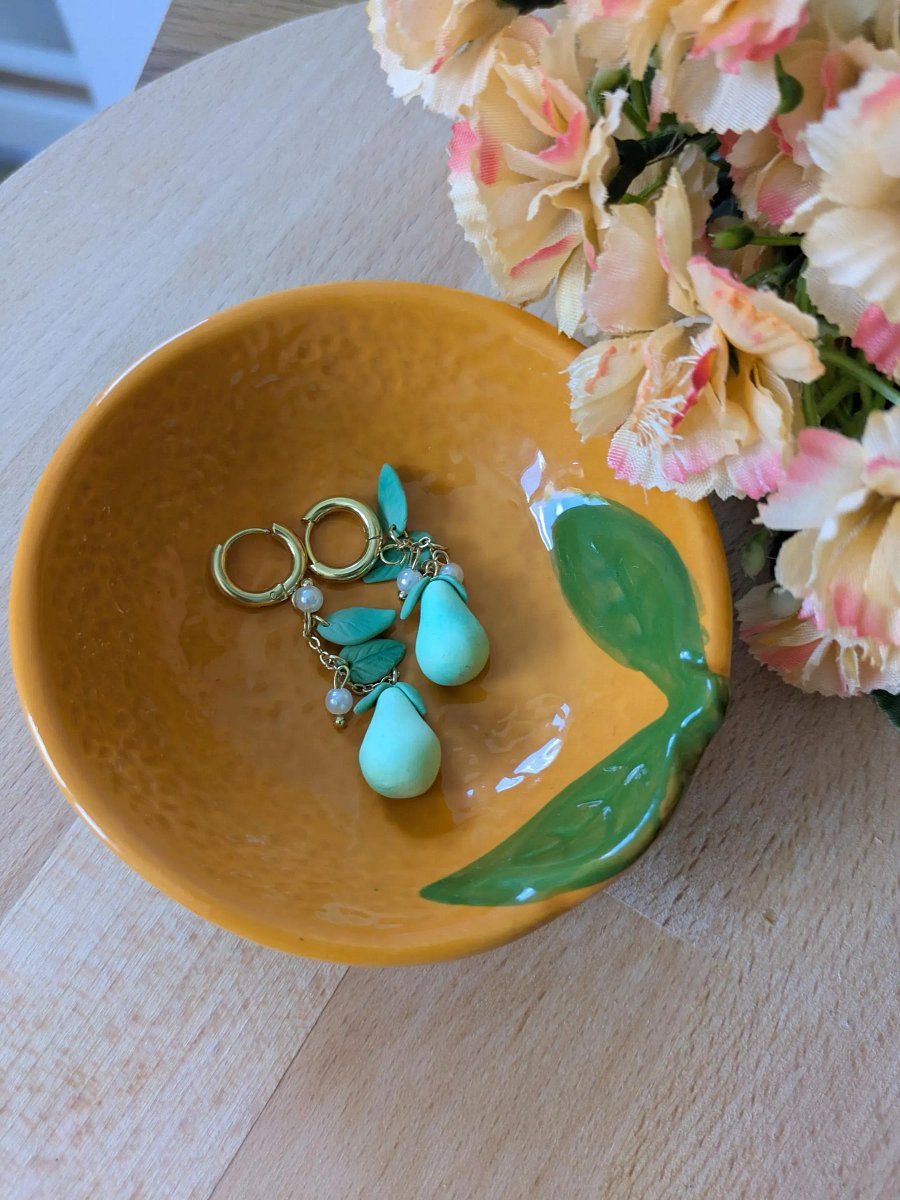 Pear Charm Earrings product image (3)