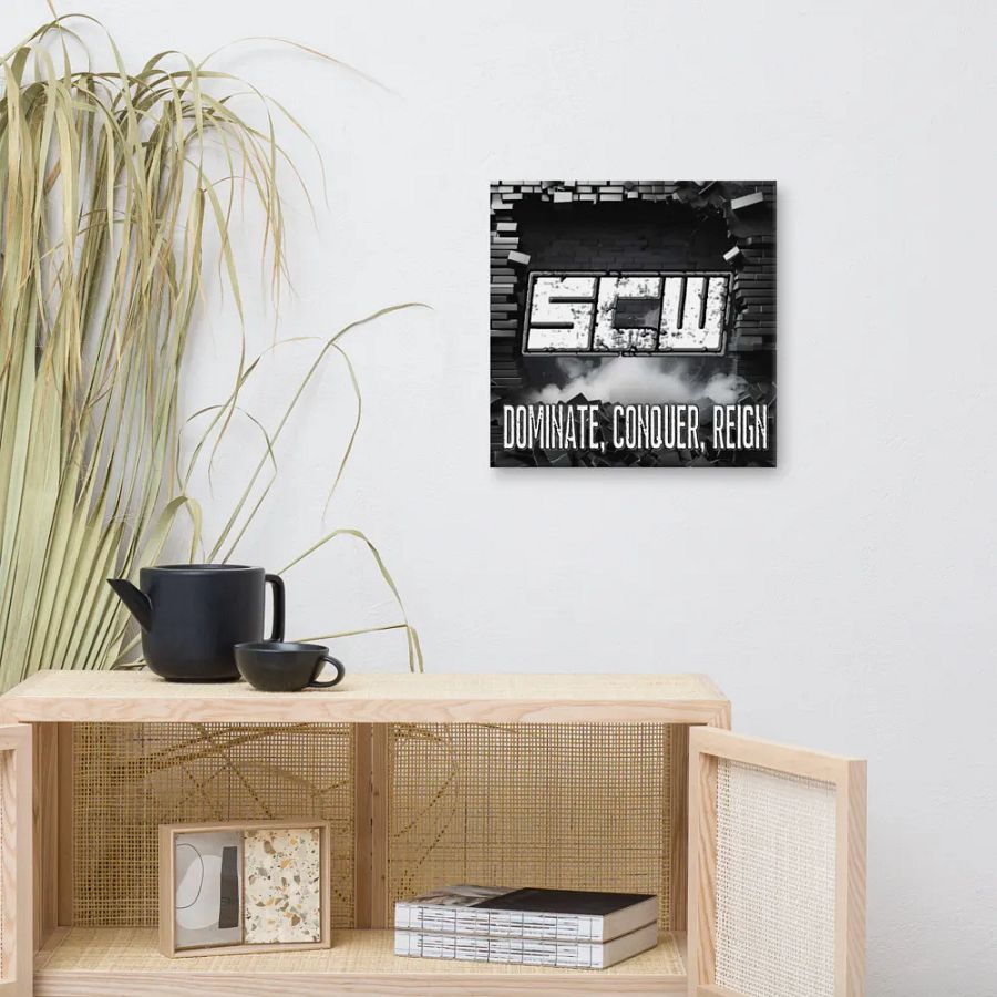 SCW Logo and Mantra Canvas Poster product image (9)