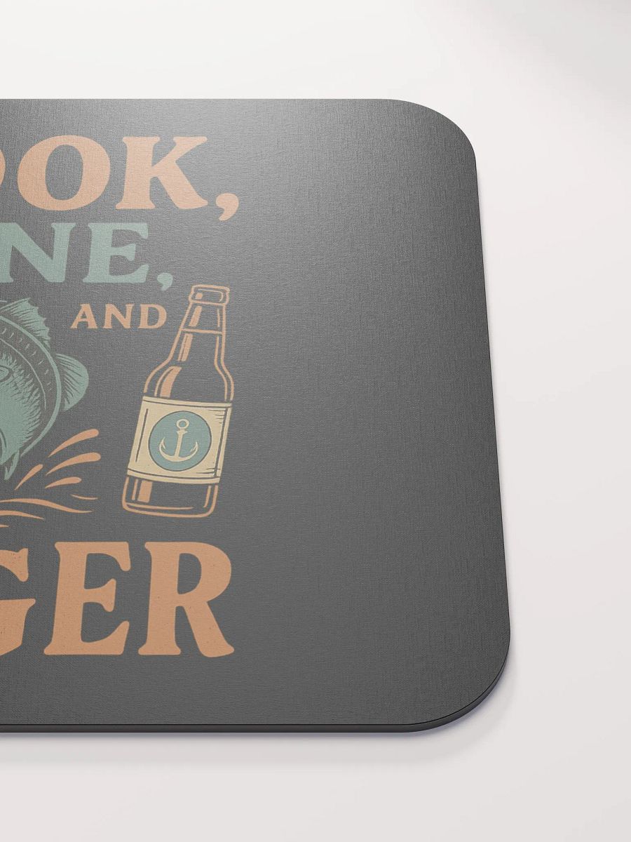 Fishing Mouse Pad – Hook, Line, & Lager Graphic product image (5)