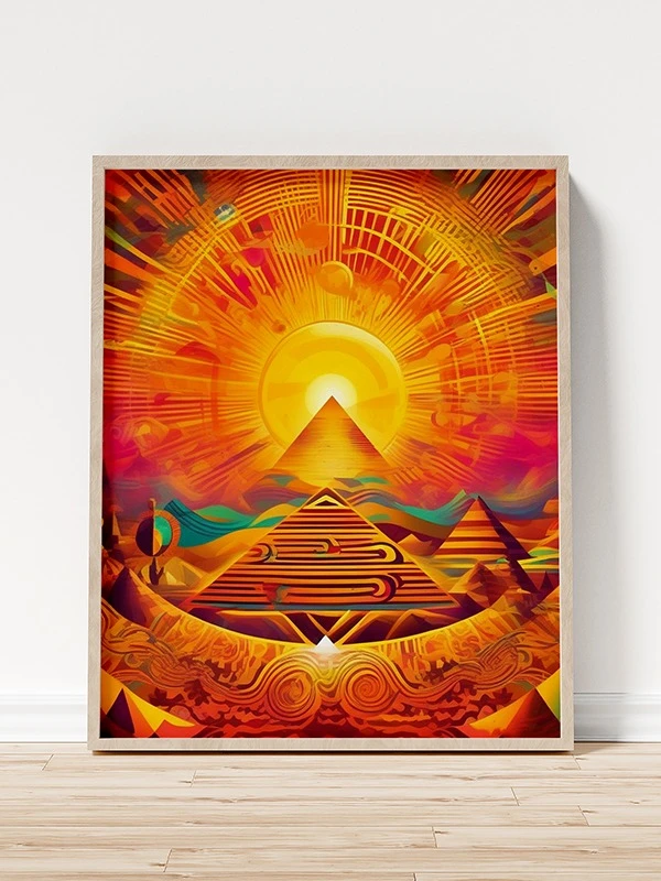 Pyramid Sun Poster product image (2)