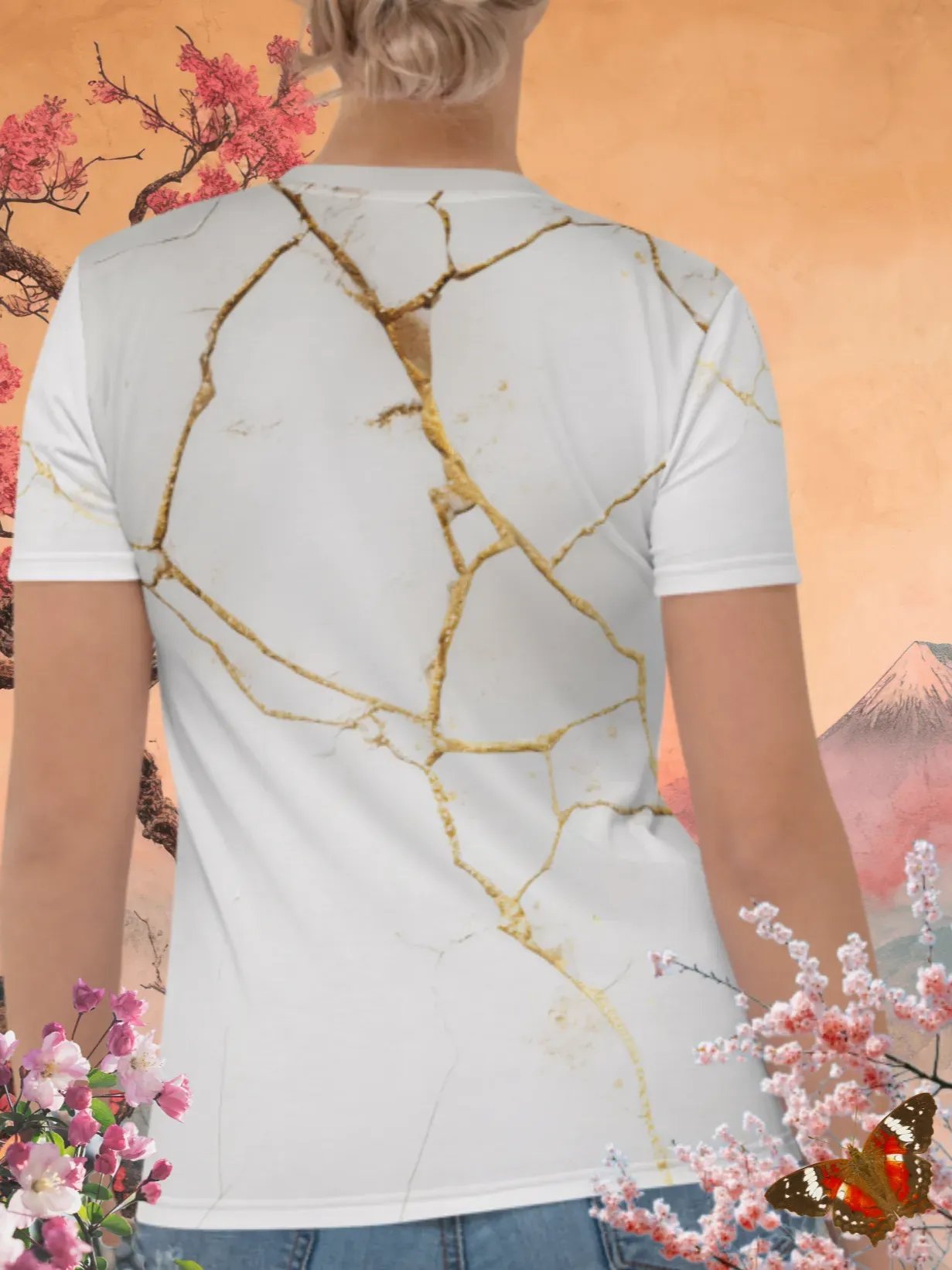 Elegant White & Gold Kintsugi product image (4)